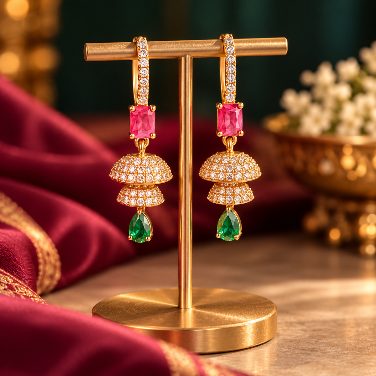 Zarelle Multicolor Jhumka