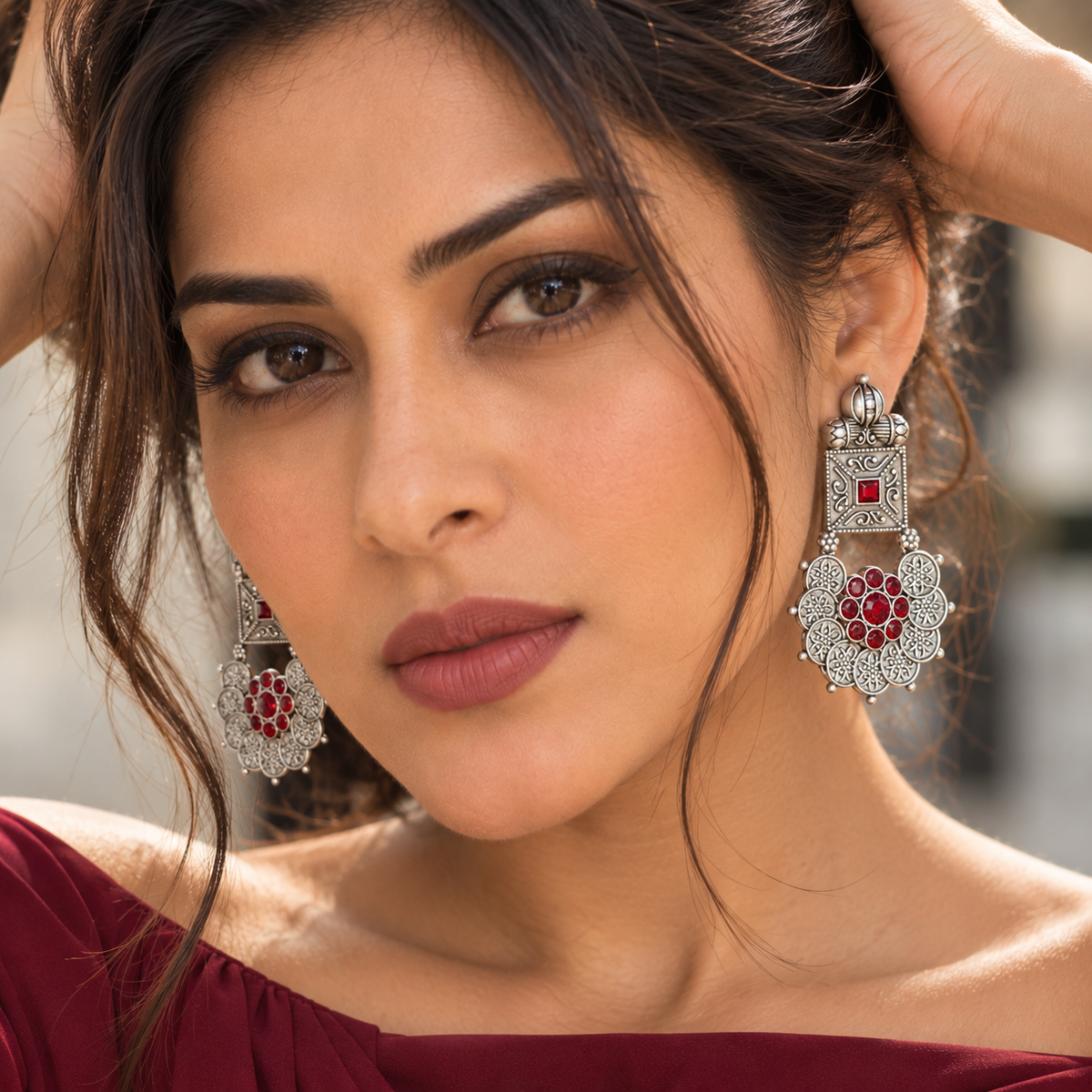 Kuhu Statement Earrings