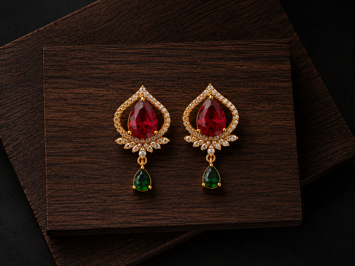 Azmira Multicolor Drop Earrings