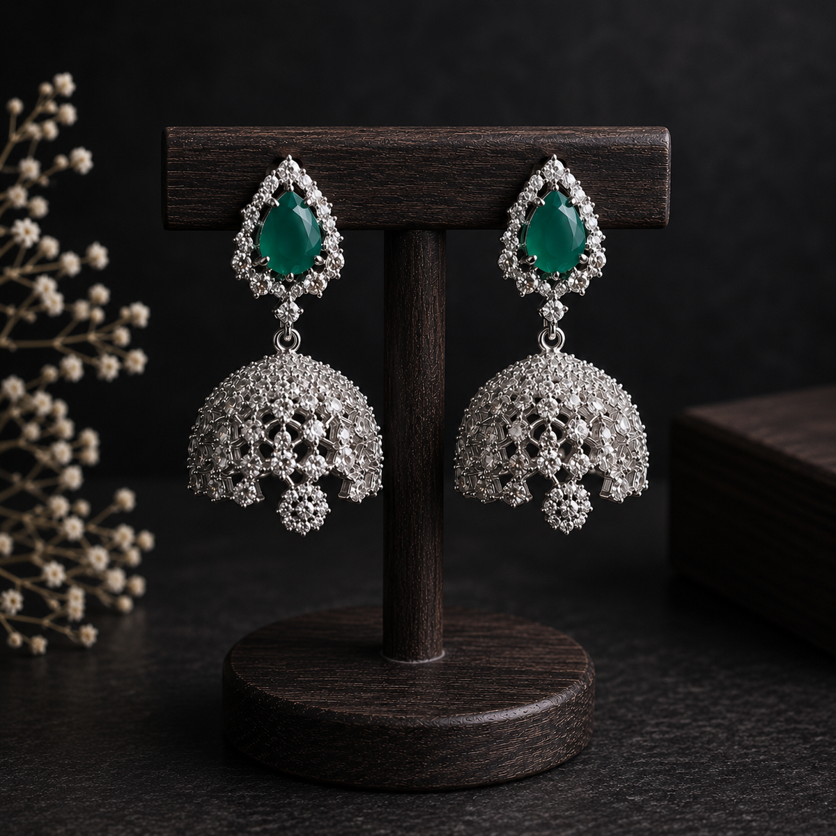 Ishmira Green Jhumka