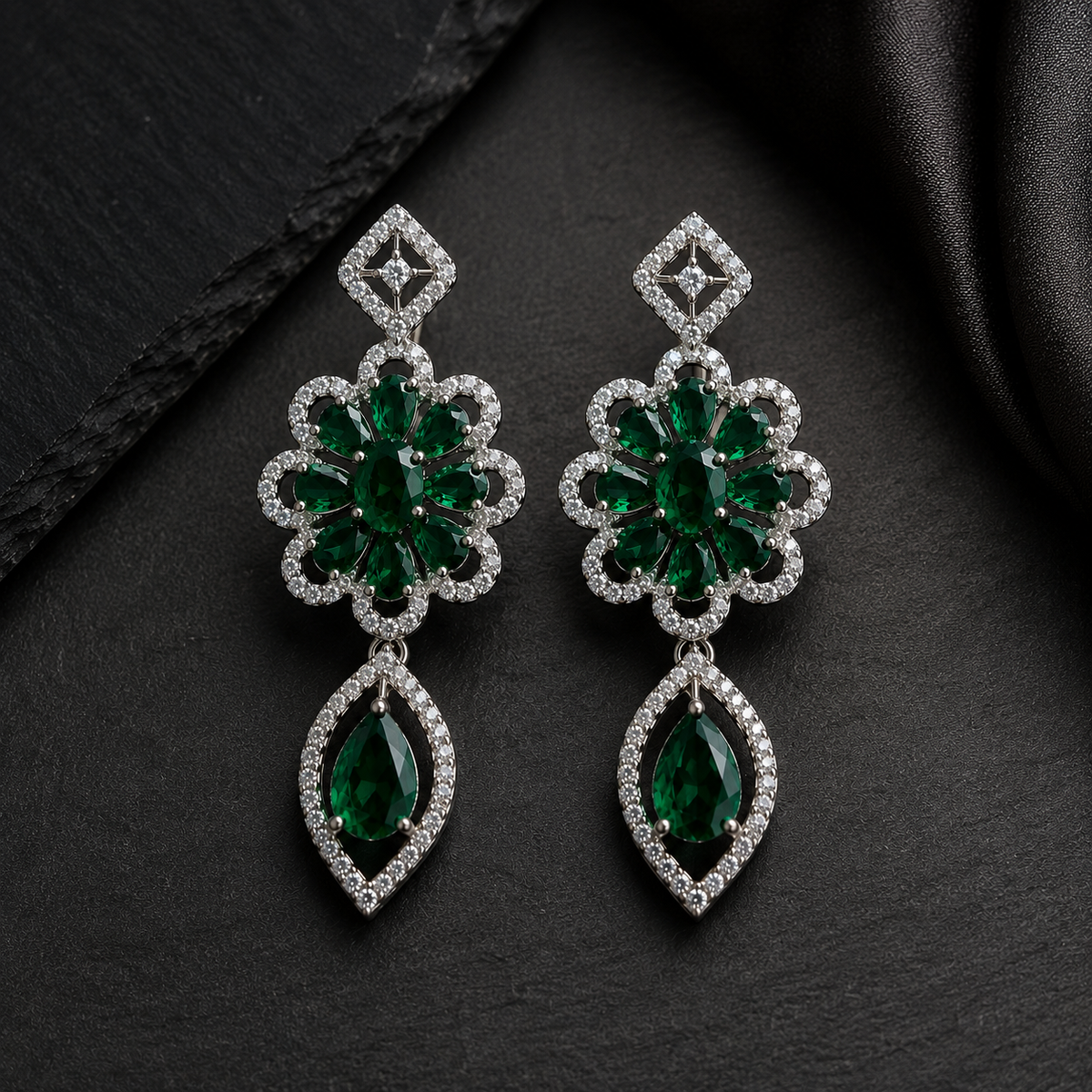 Zarelle Green Danglers