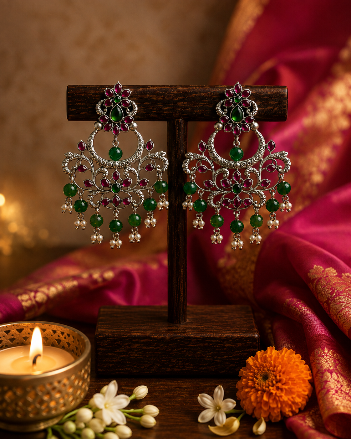 Sahar Multicolor Chandbali