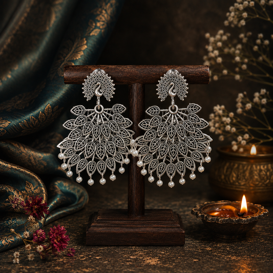 Mayuri Oxidized Earrings