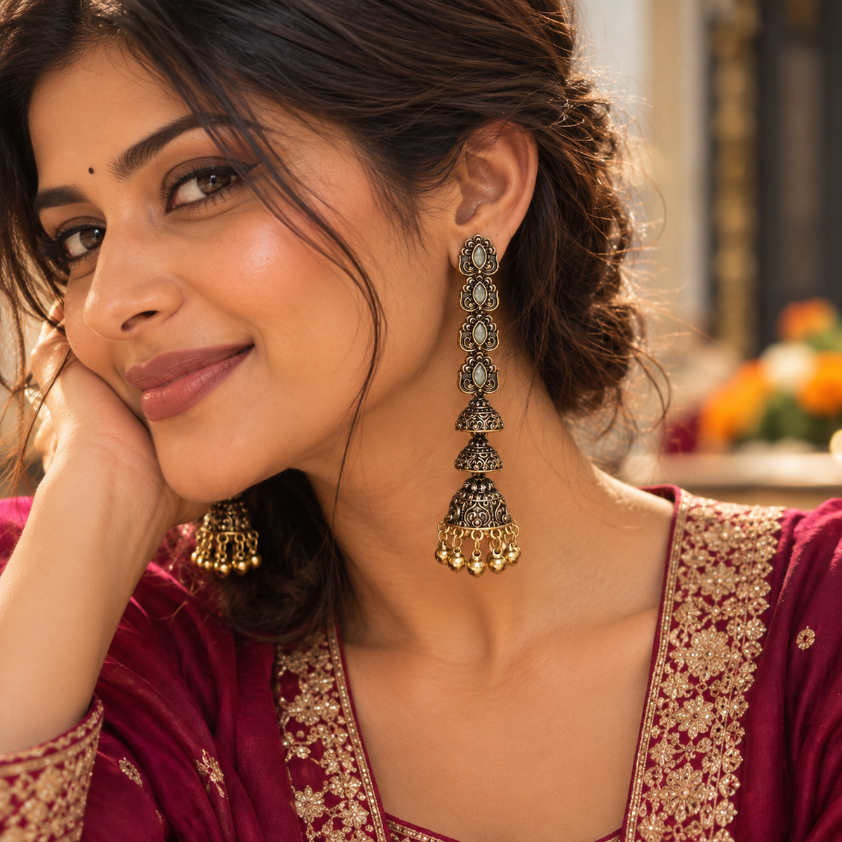 Reva Kashmiri Danglers