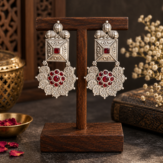 Kuhu Statement Earrings