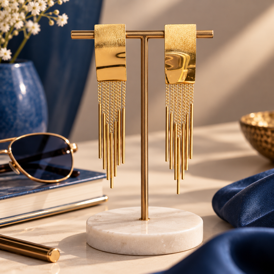 Eira Golden Danglers