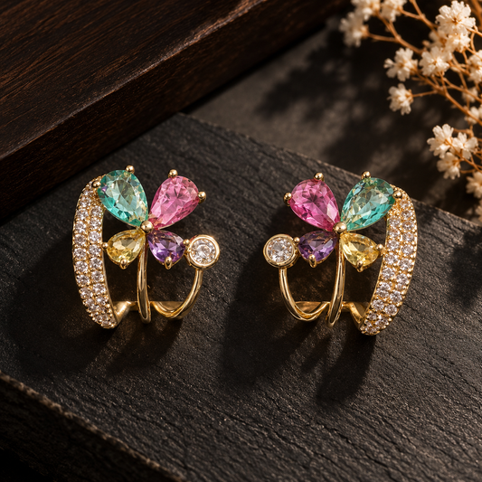 Zelia Multicolor Studs