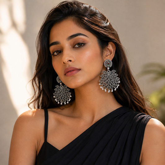 Mayuri Oxidized Earrings