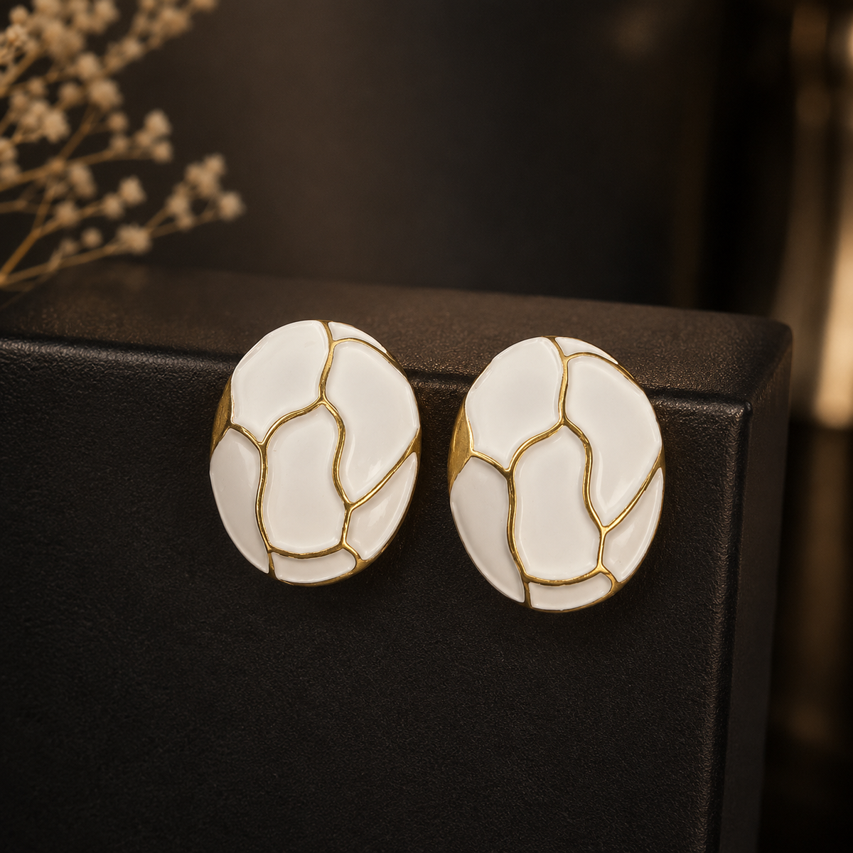 Elara White Stud