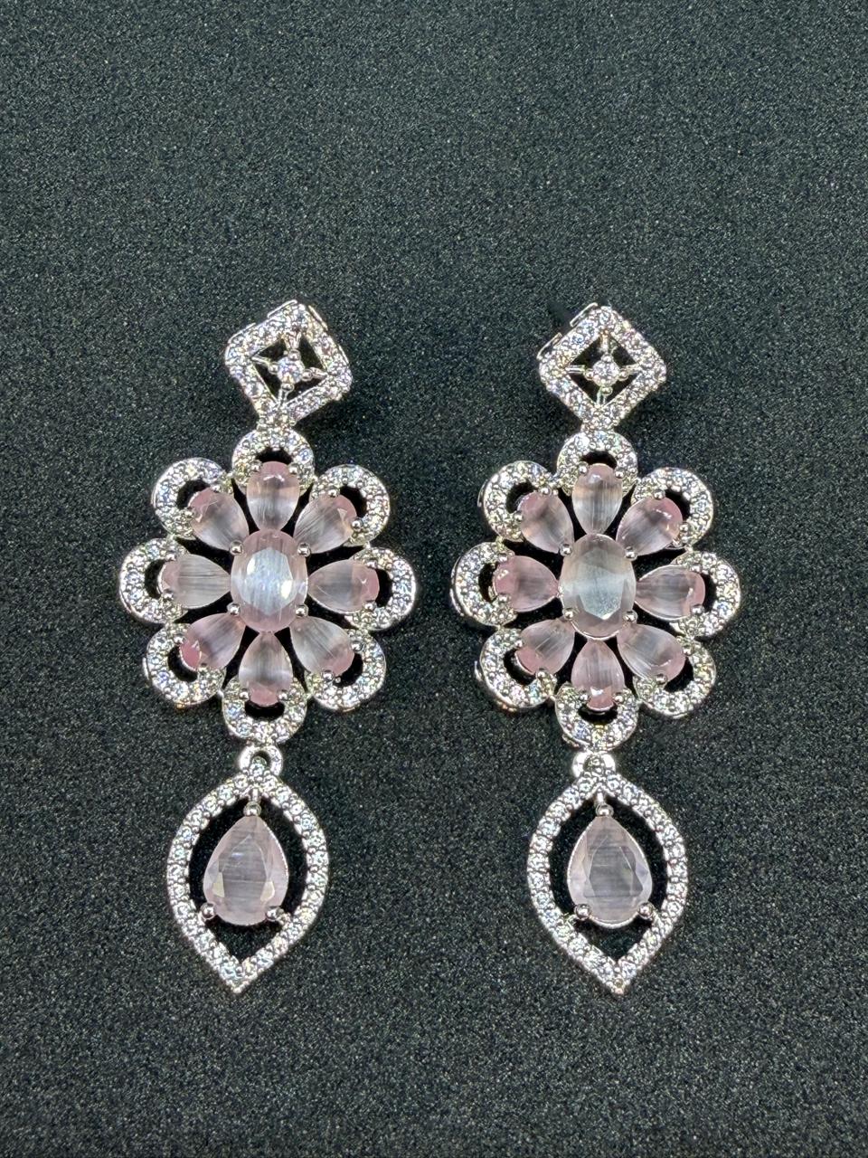 Amaris Pink Danglers