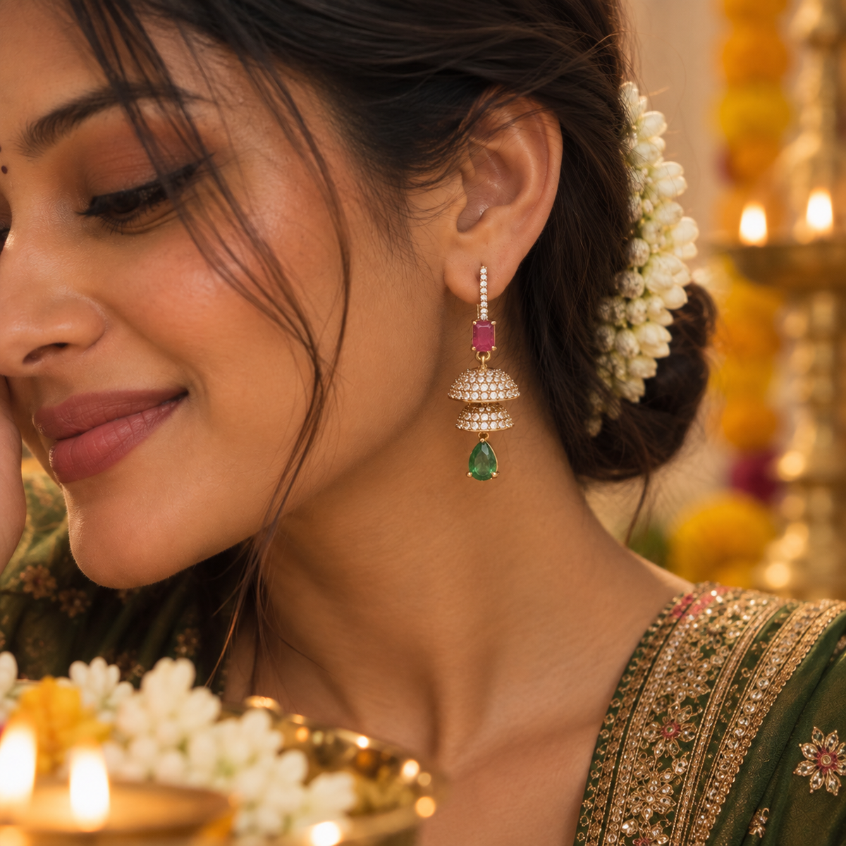 Zarelle Multicolor Jhumka