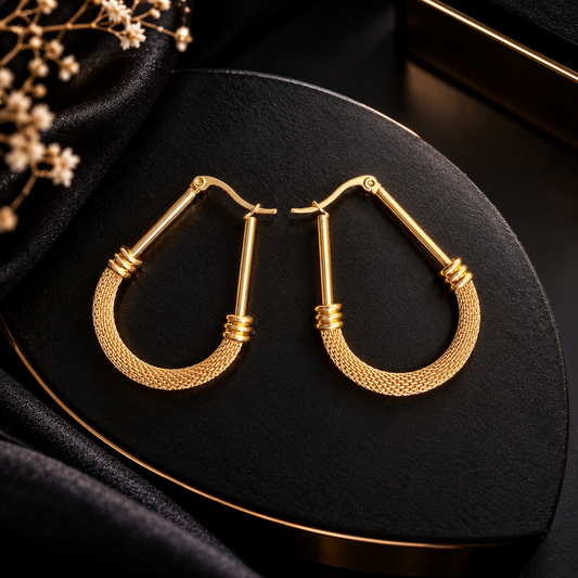 Auri Golden Hoops